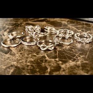 10 Toe Rings/$20 - Brand New